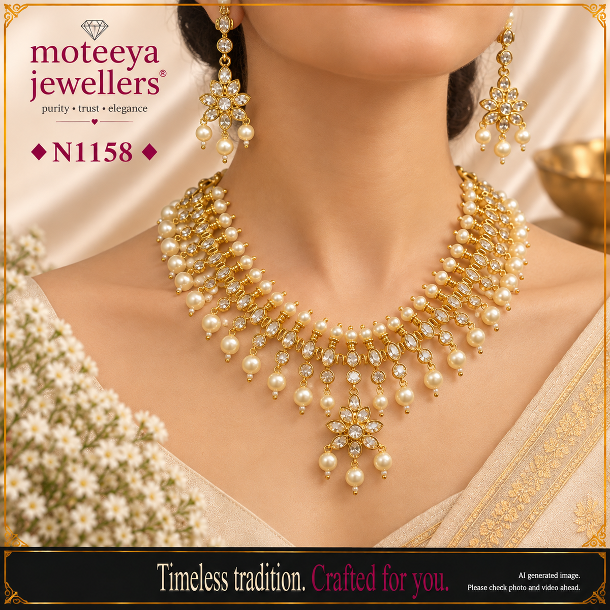 Ratnavali Necklace N1158