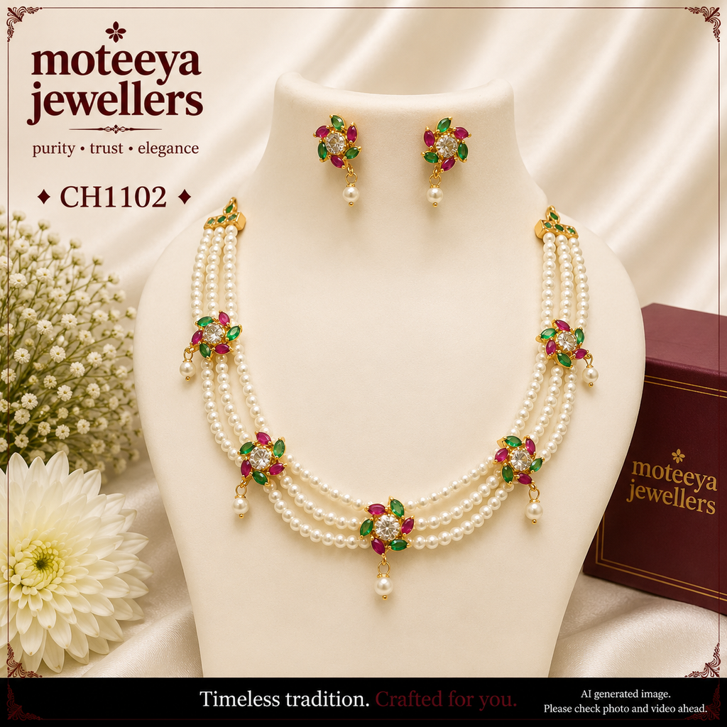 AD pearl Choker CH1102