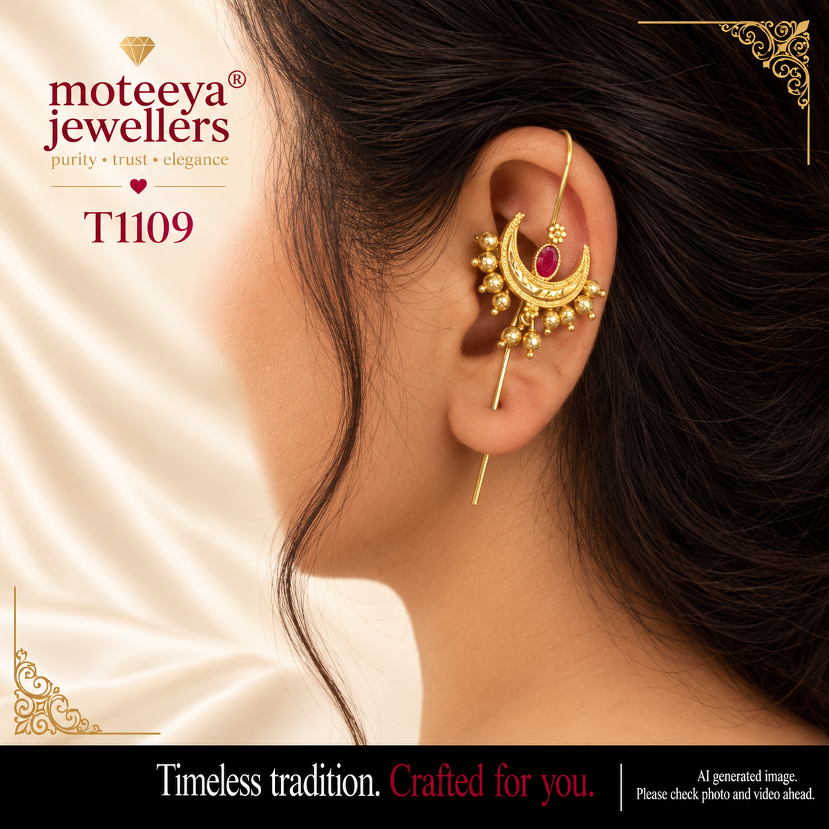 Chandrakor Earcuff T1109 1109