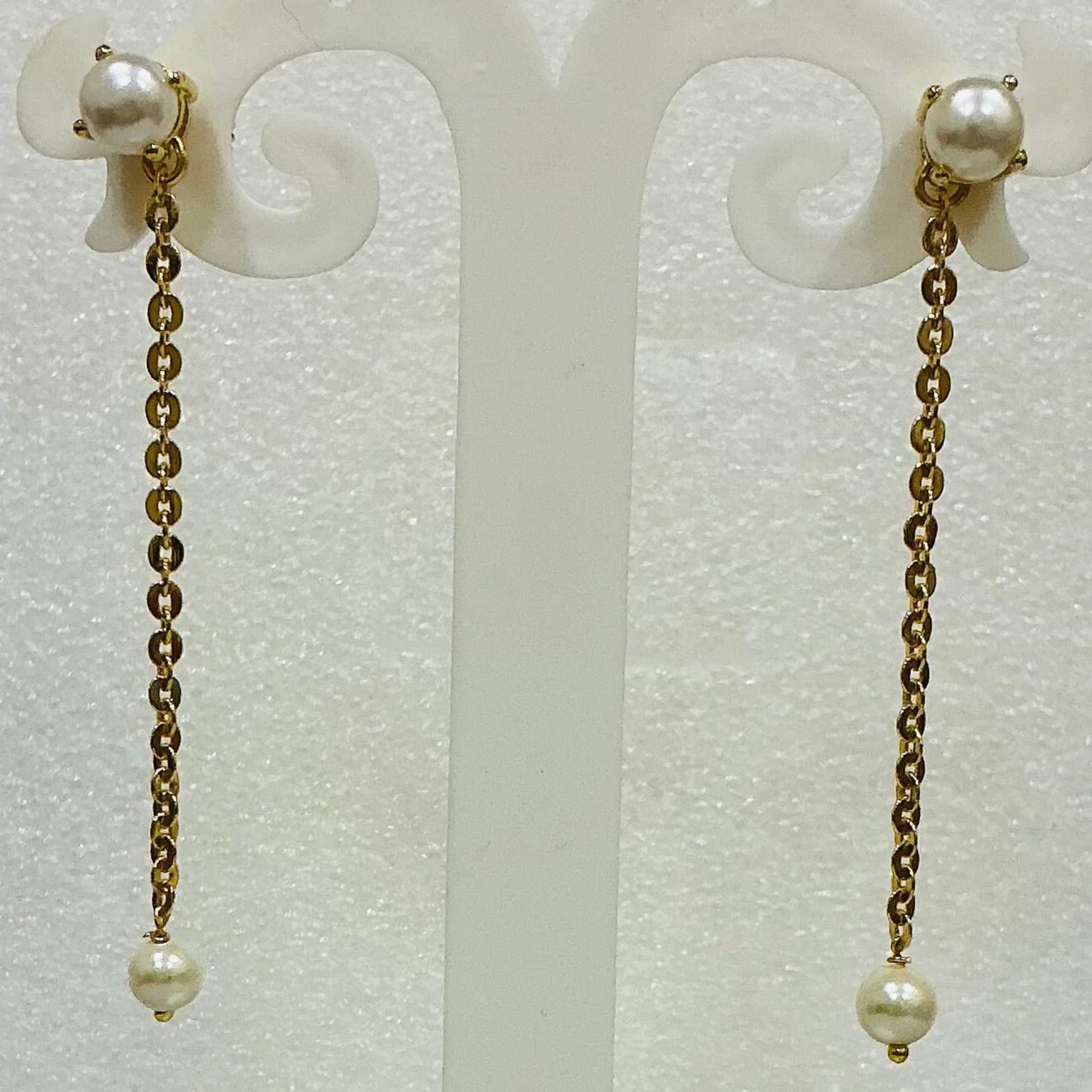 Chain Pearl Earings m485 485