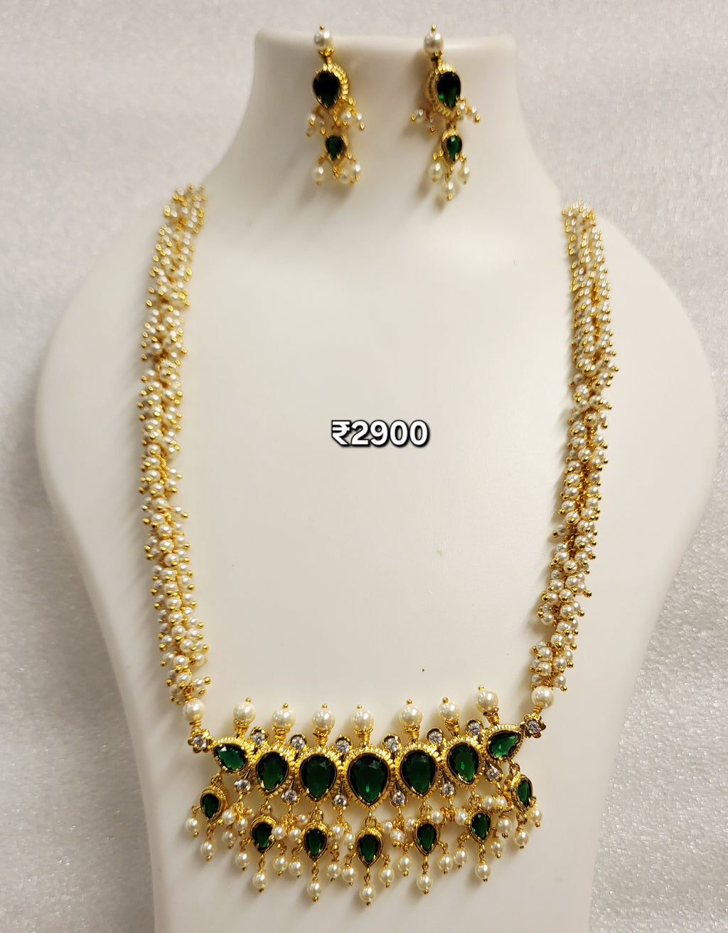 Moti Haar Green Tanmani Set m600 600