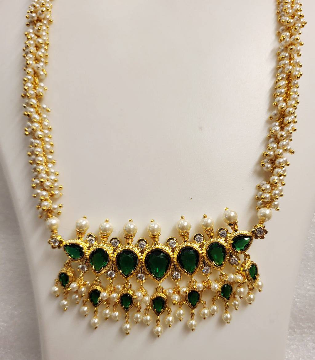 Moti Haar Green Tanmani Set m600 600