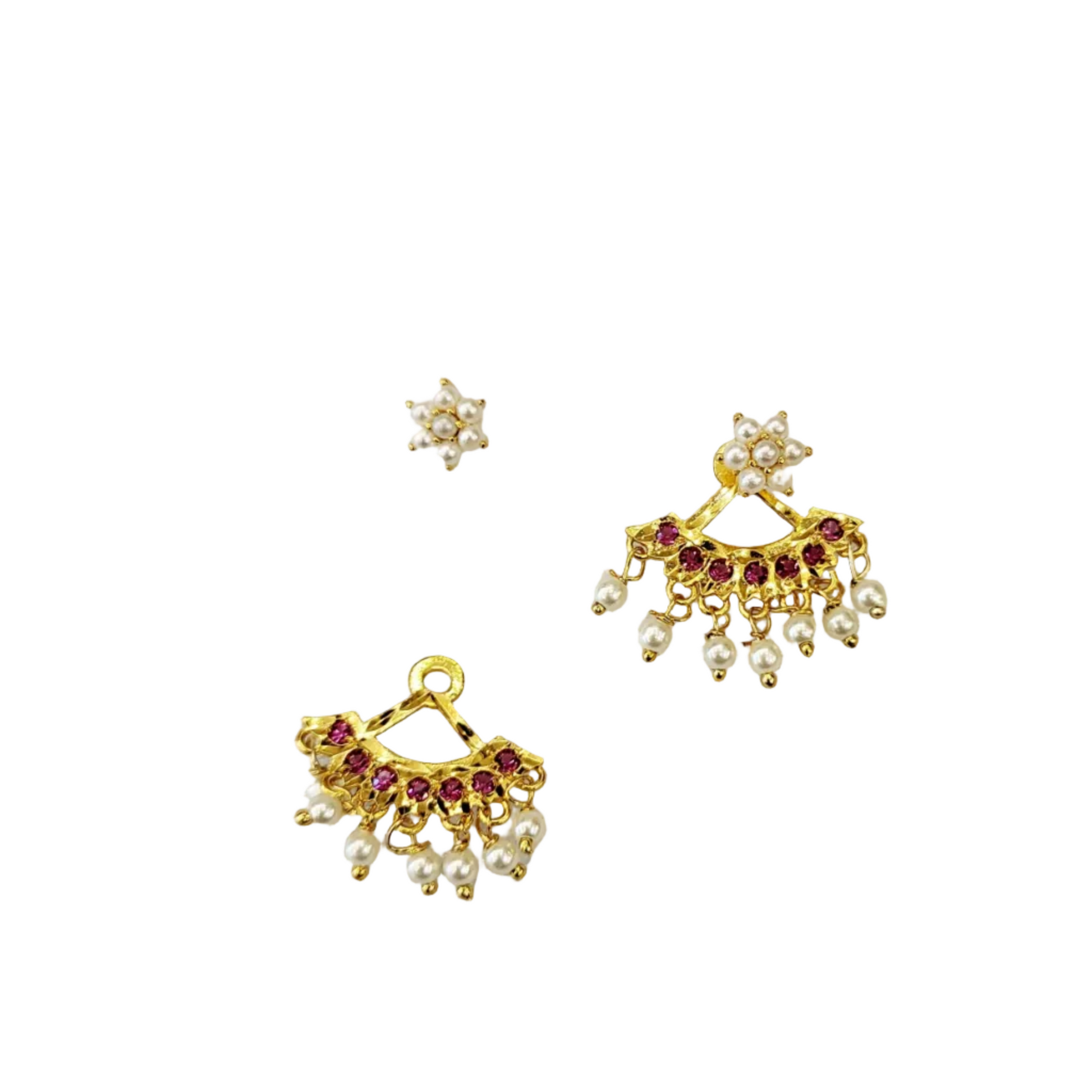 Removable Fan Shape Earrings m601 601