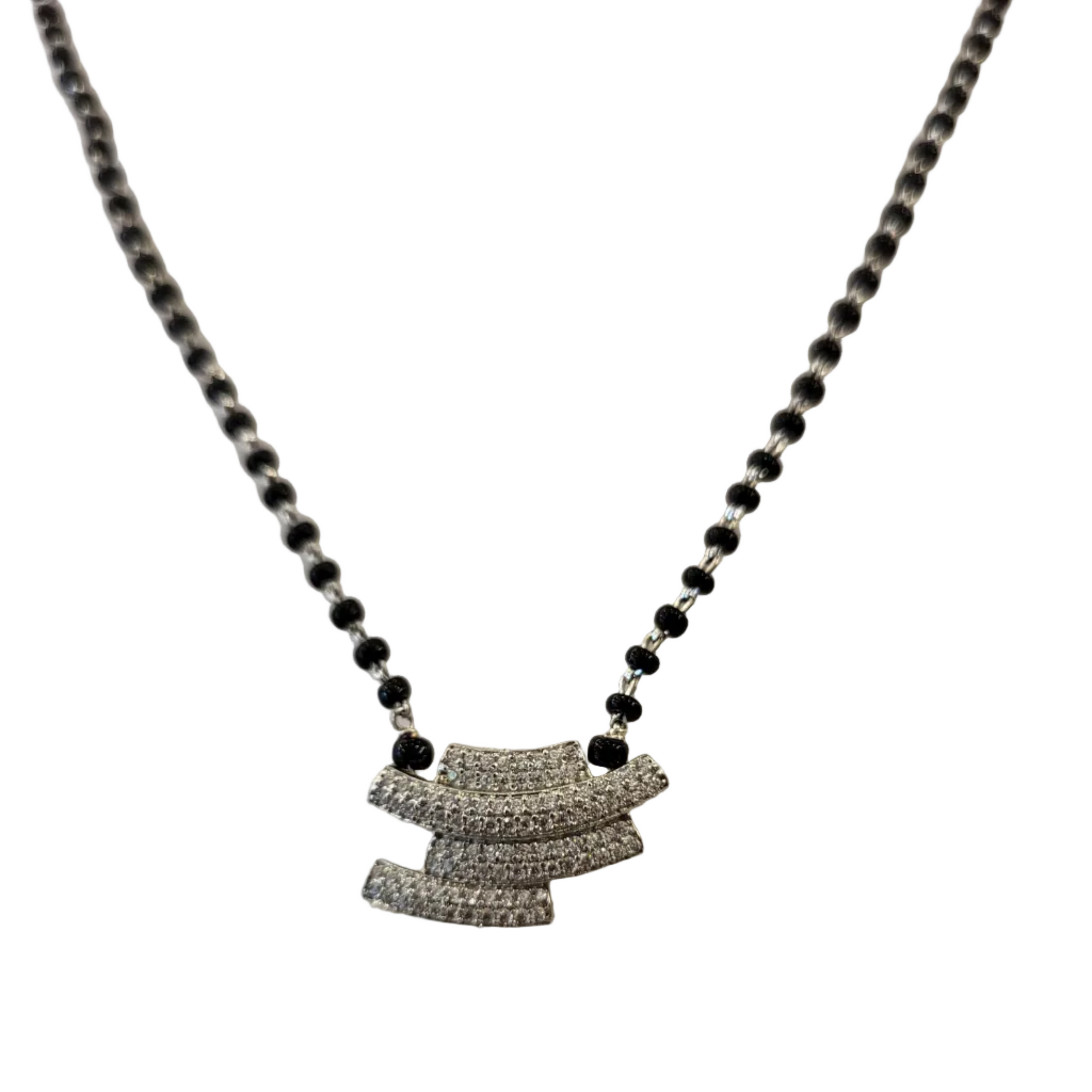 Party wear Silver Finish Mangalsutra m613 613