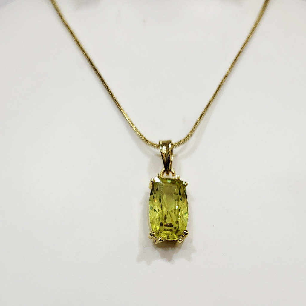 Peridot Colour Cut Stone Set m595 595