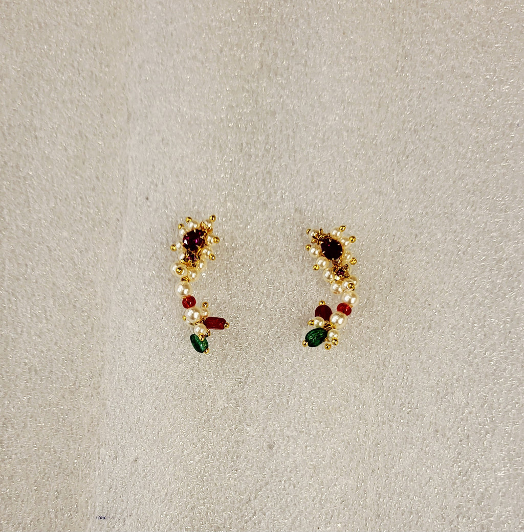 Red Nath Earrings m692 692