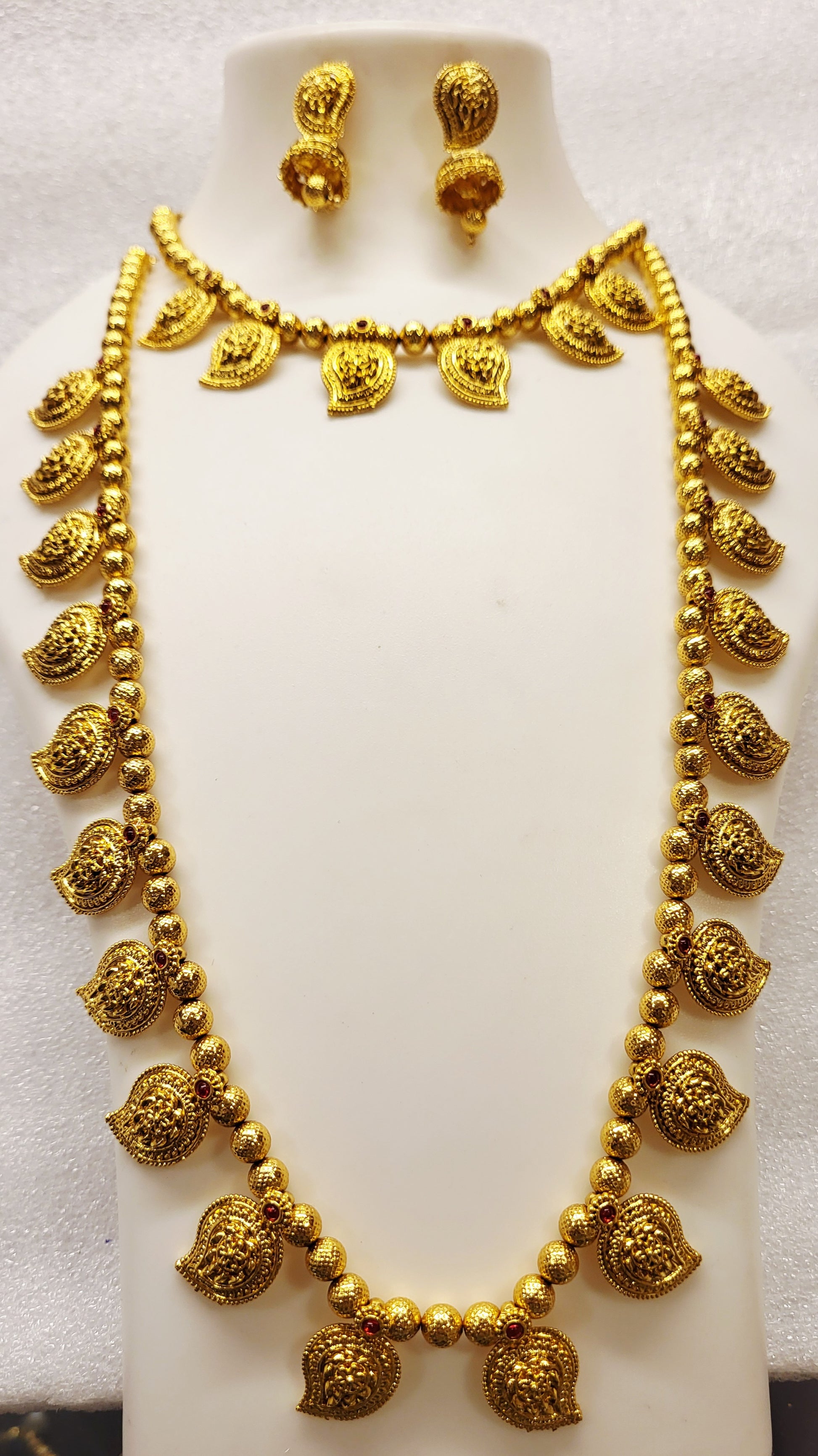 2 Layer (12 inch and 24 inch) Koiri Haar in Gold Finish m744 744