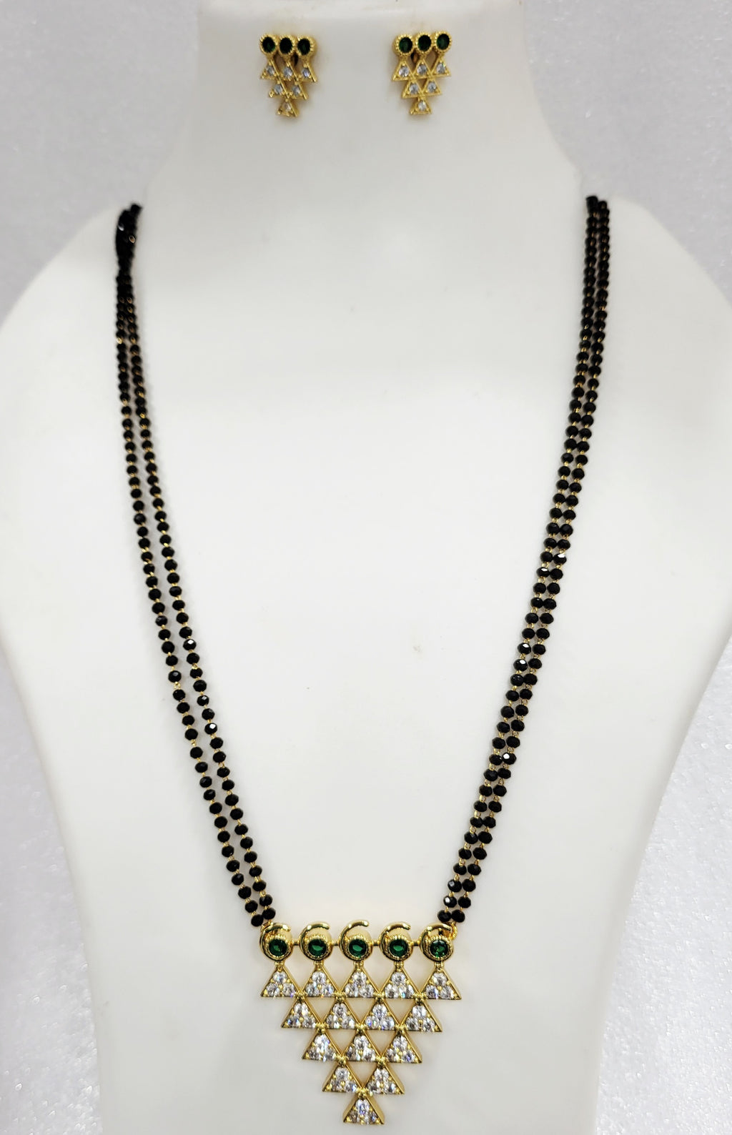 Green AD Saraswati Mangalsutra m749 749