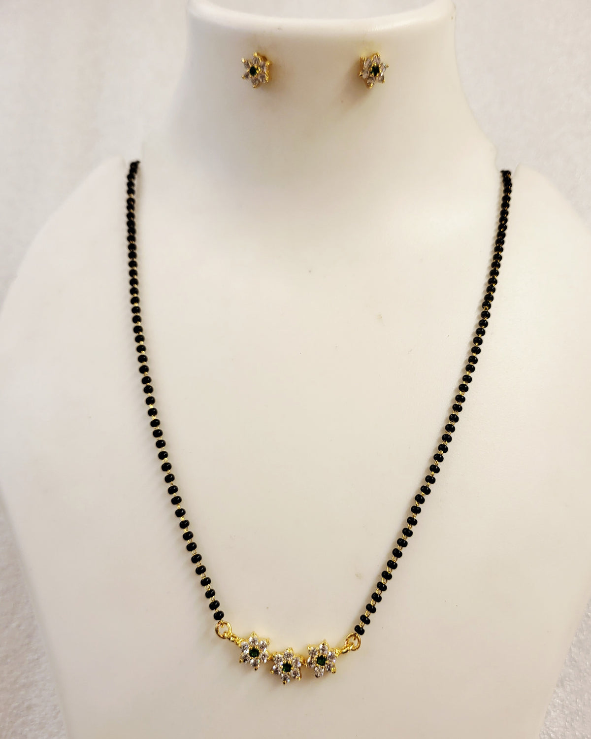 3 Green AD Mangalsutra Set m756 756