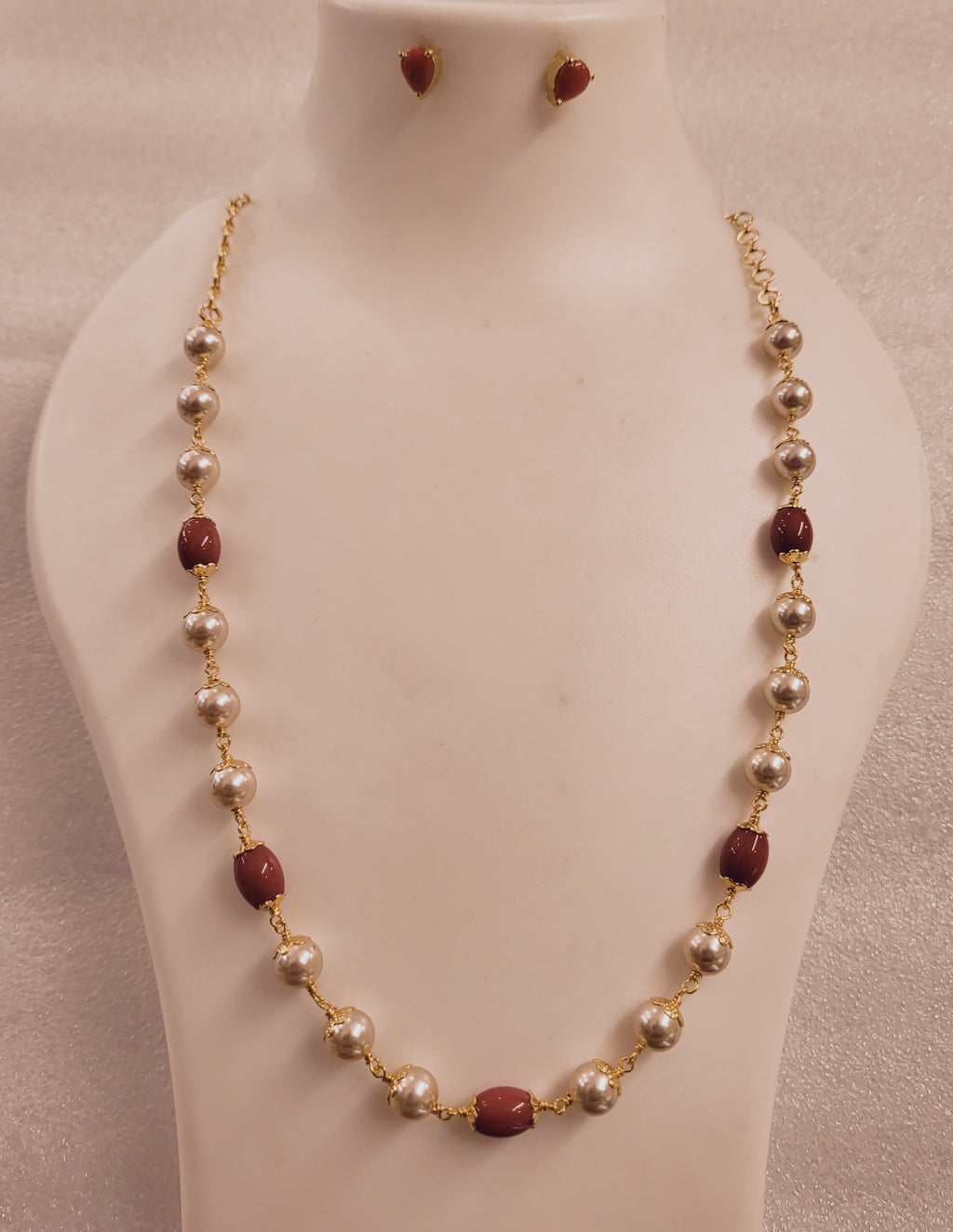 Moti Dholak Coral Chain set m793 793