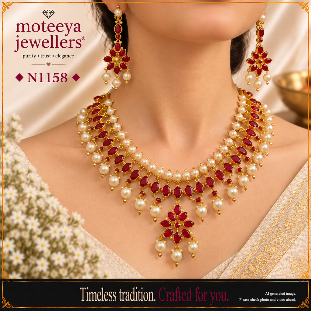 Ratnavali Necklace N1158