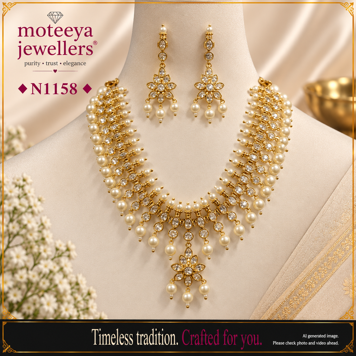 Ratnavali Necklace N1158