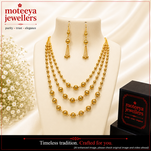3 Layered Necklace N1113 1113
