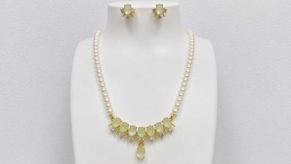 Light green bar pendant set PR1103 1103