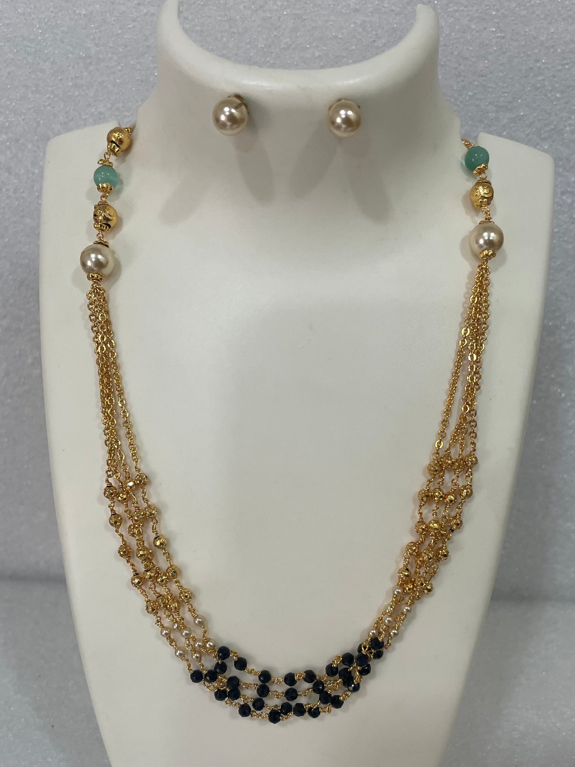 Crystal Chain Necklace m675 675