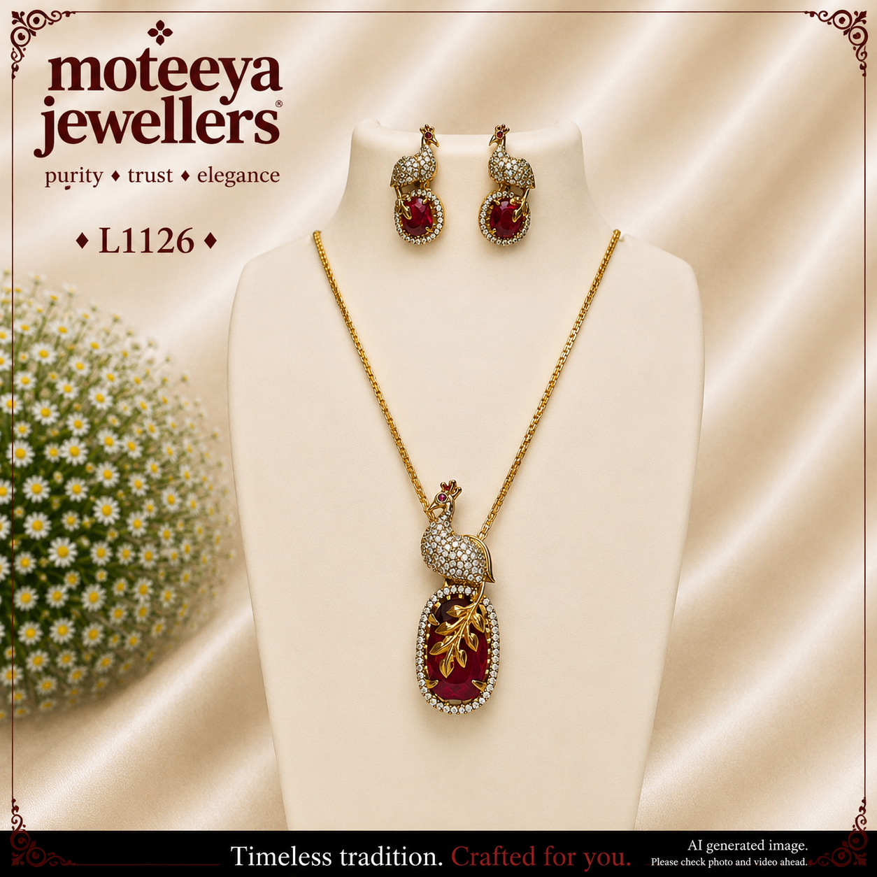 Mayur Locket Set L1126 1126