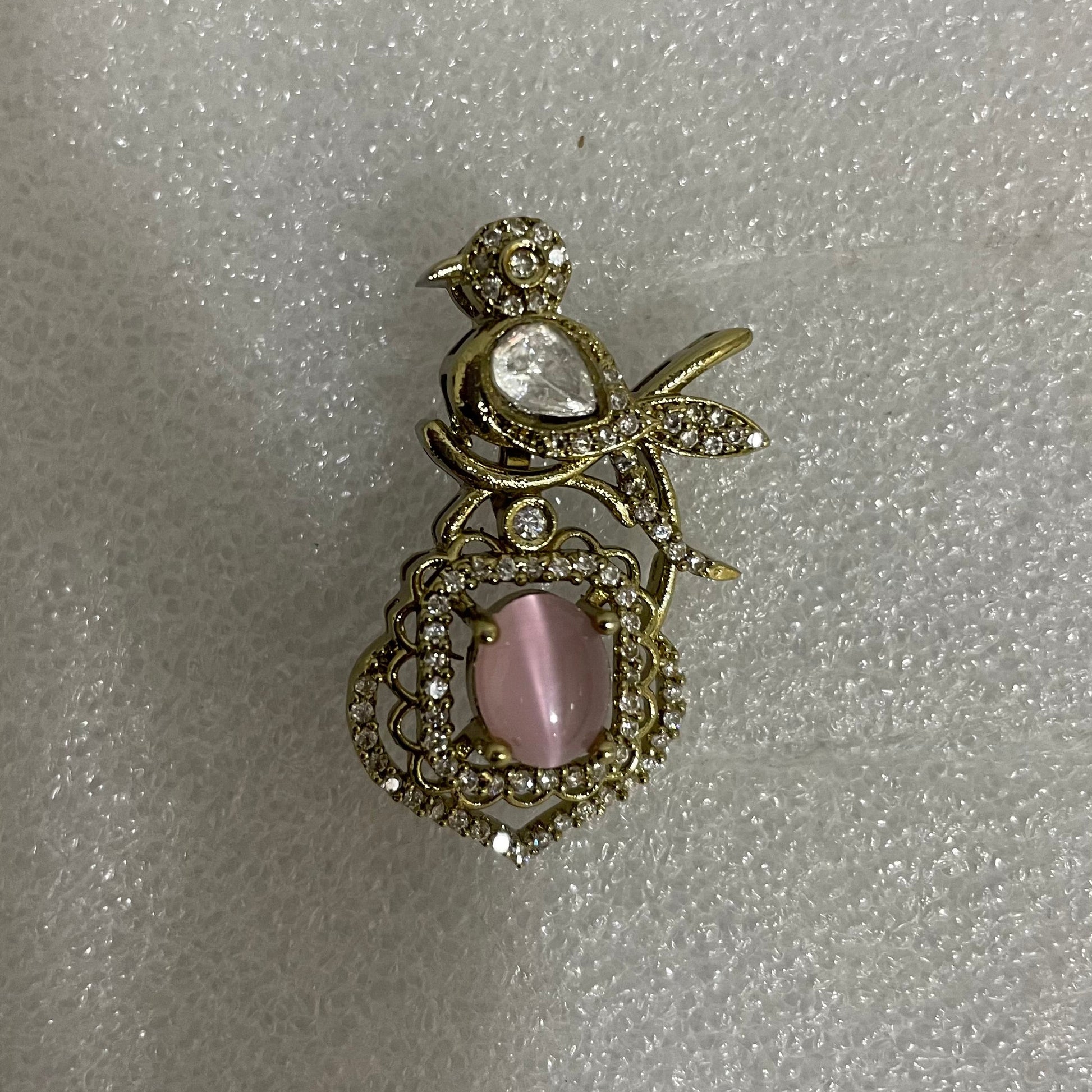 AD single stone Locket Set L1125 1125