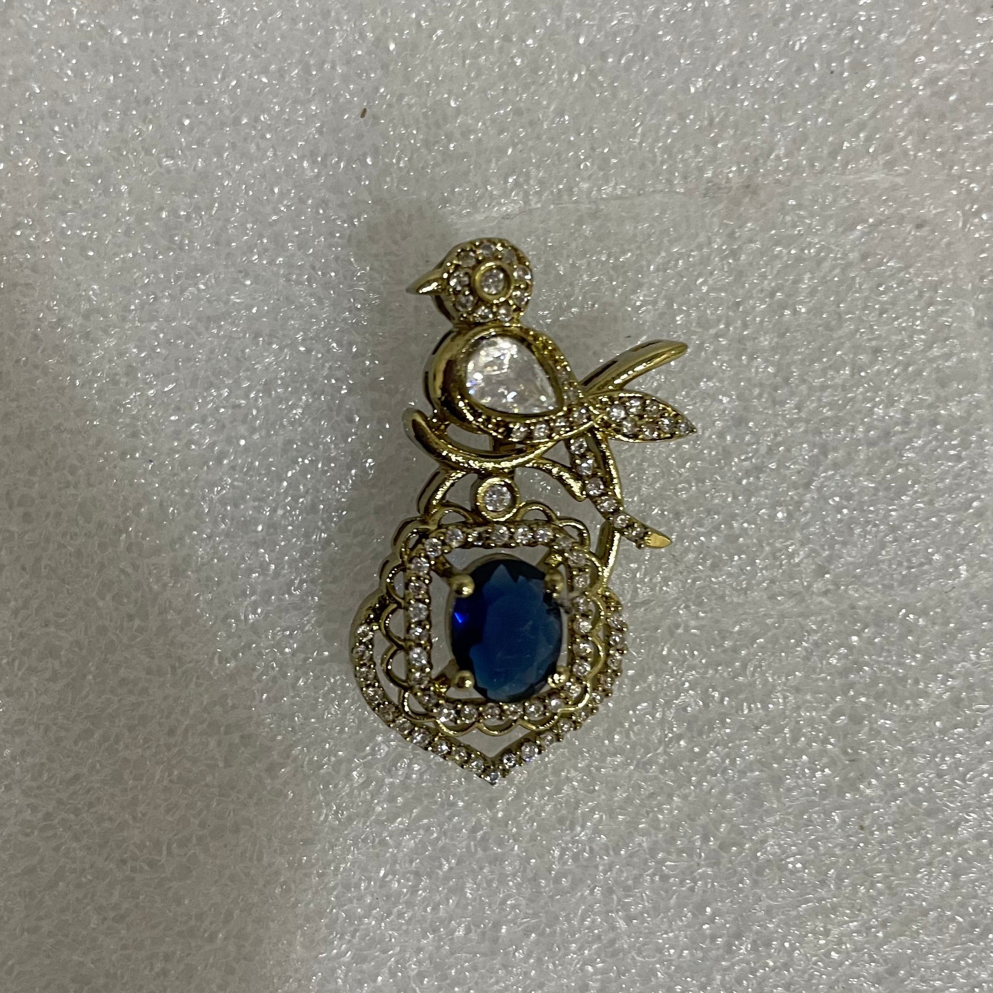AD single stone Locket Set L1125 1125