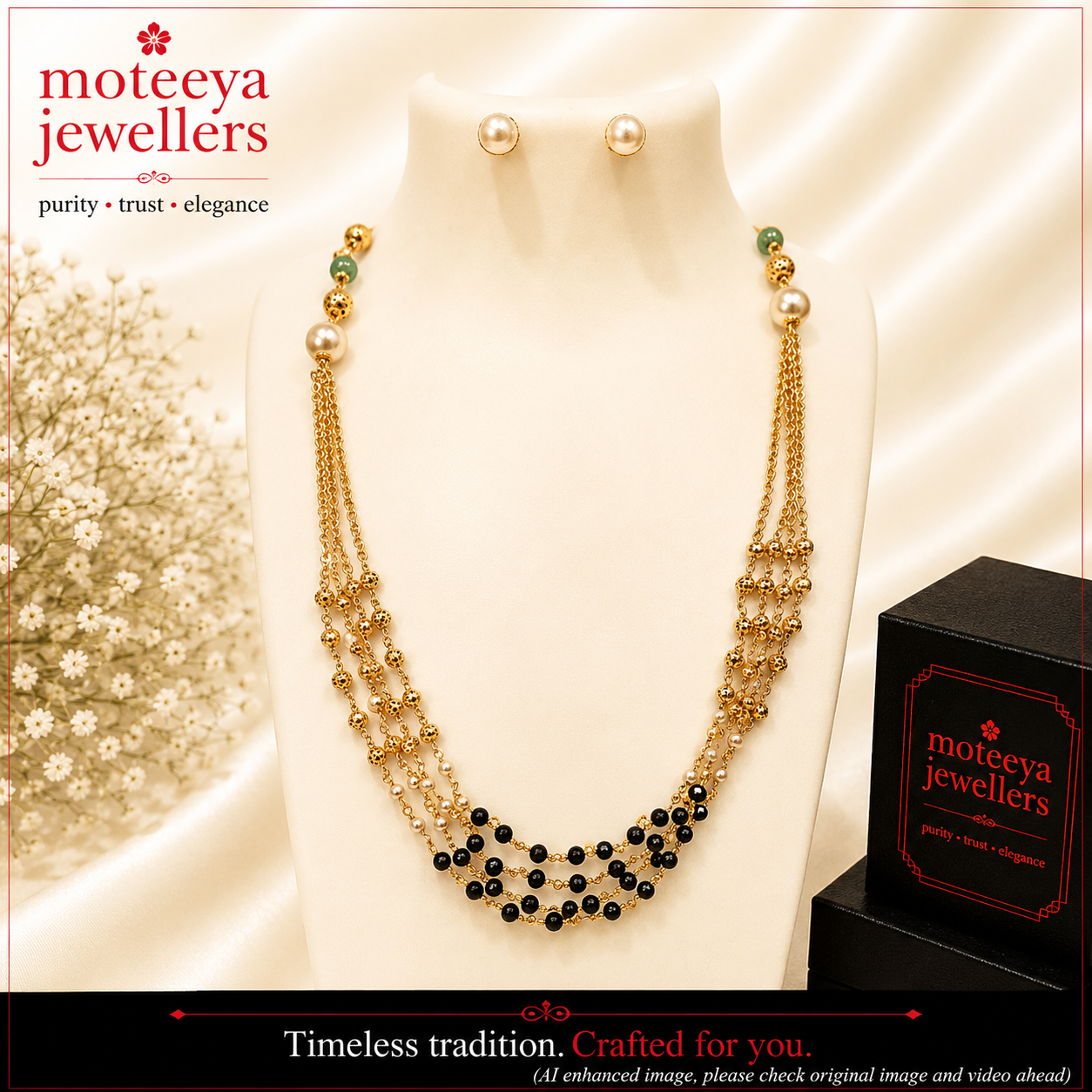 Crystal Chain Necklace m675 675