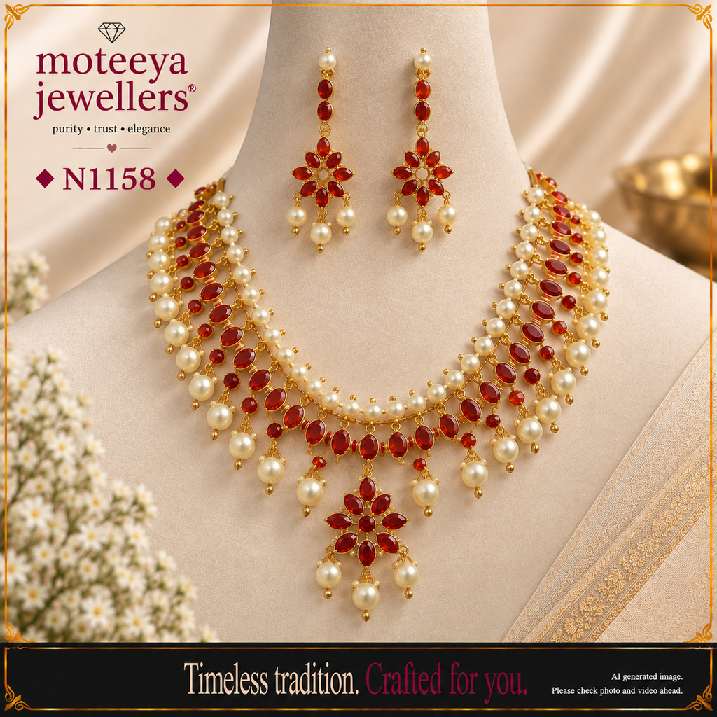 Ratnavali Necklace N1158