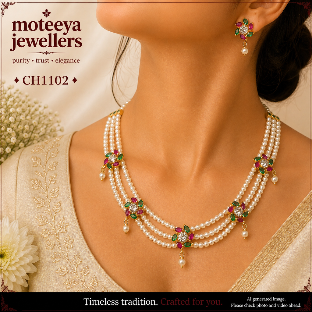 AD pearl Choker CH1102
