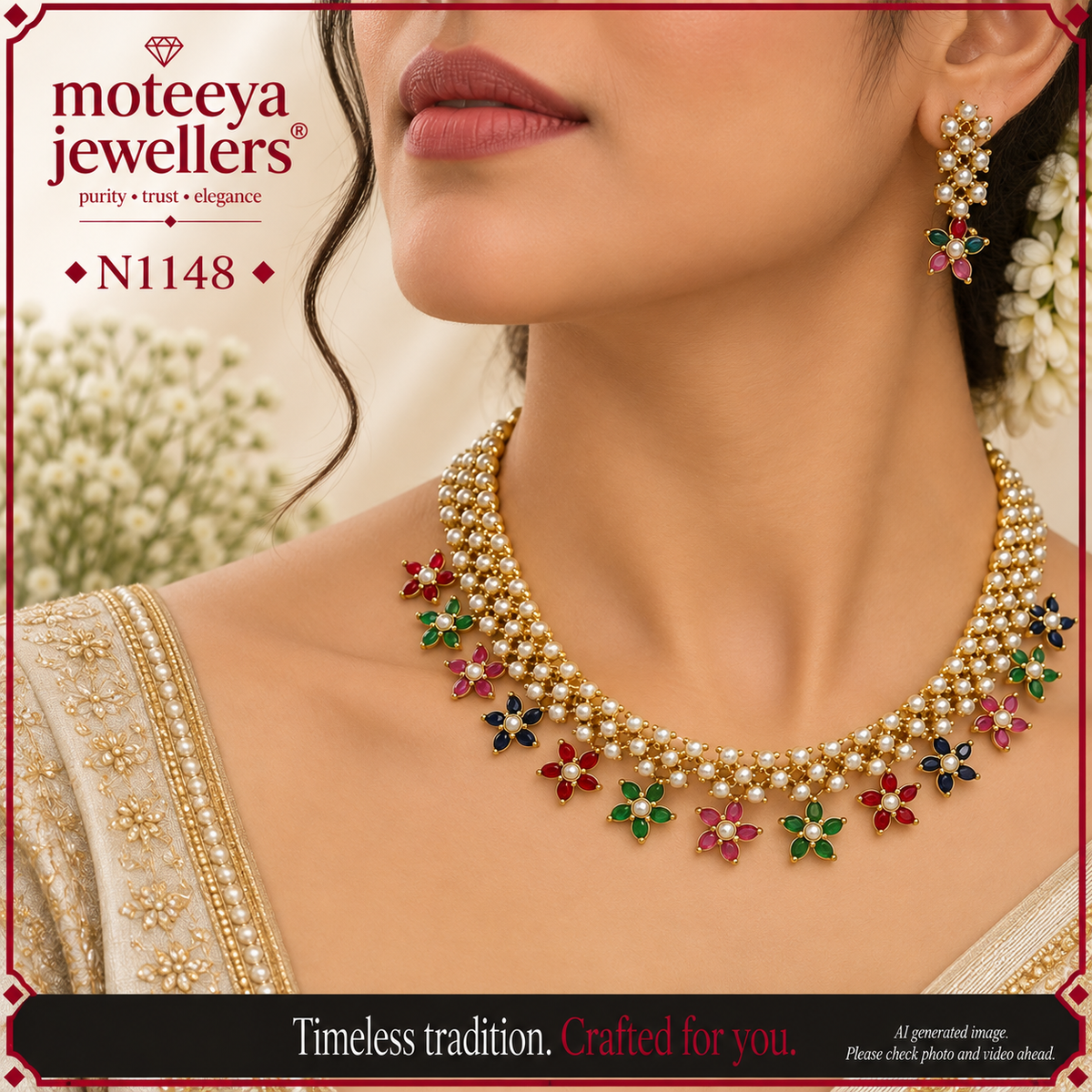 Pushpavali Necklace N1148
