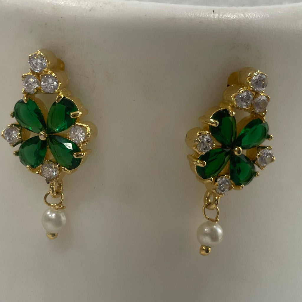 Green and white AD Choufula Choker CH1109