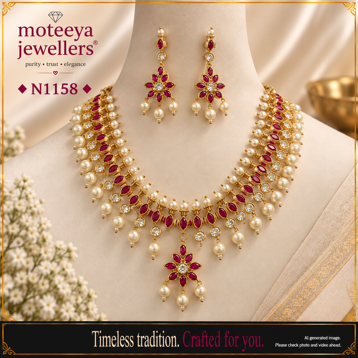Ratnavali Necklace N1158