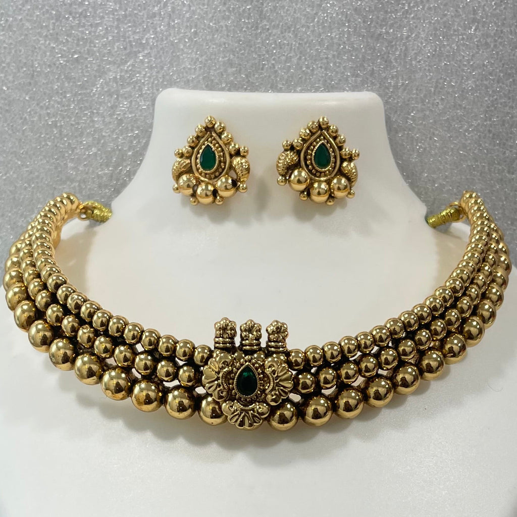 Traditional Antique Finish Choker N1168 1168