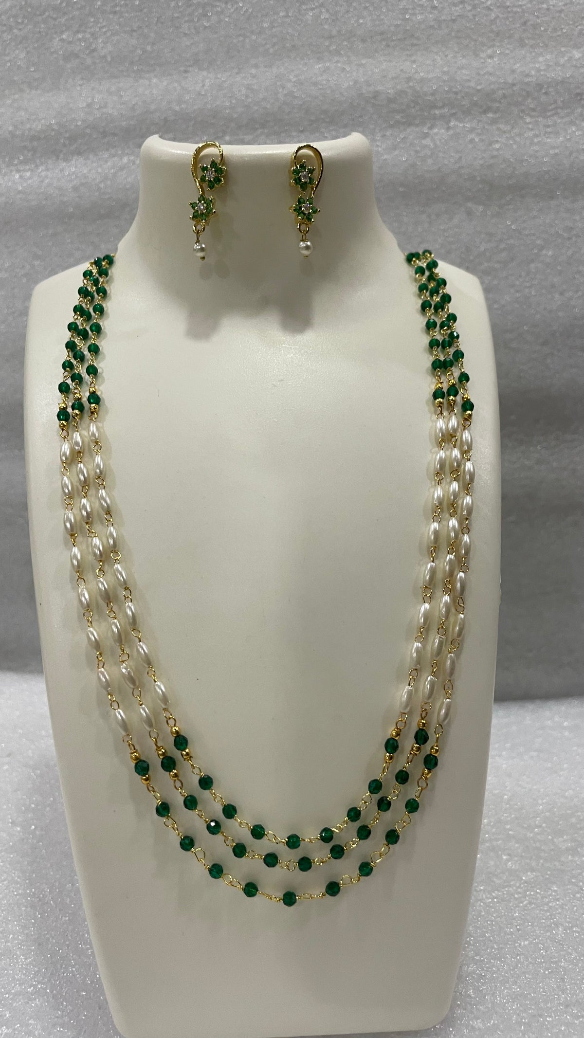 Crystal Rice Moti Set m310
