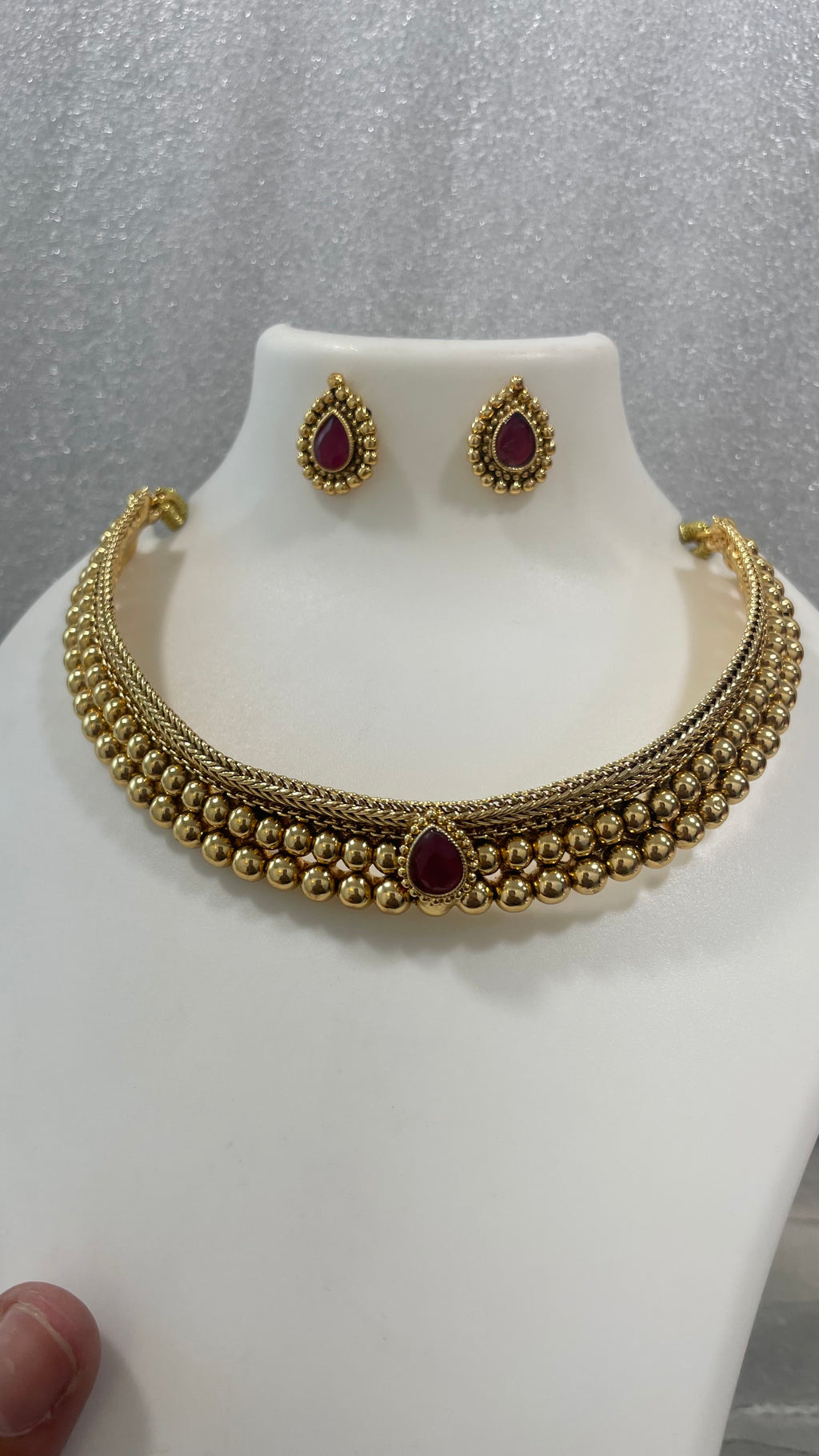 Antique finish traditional necklace N1170 1170