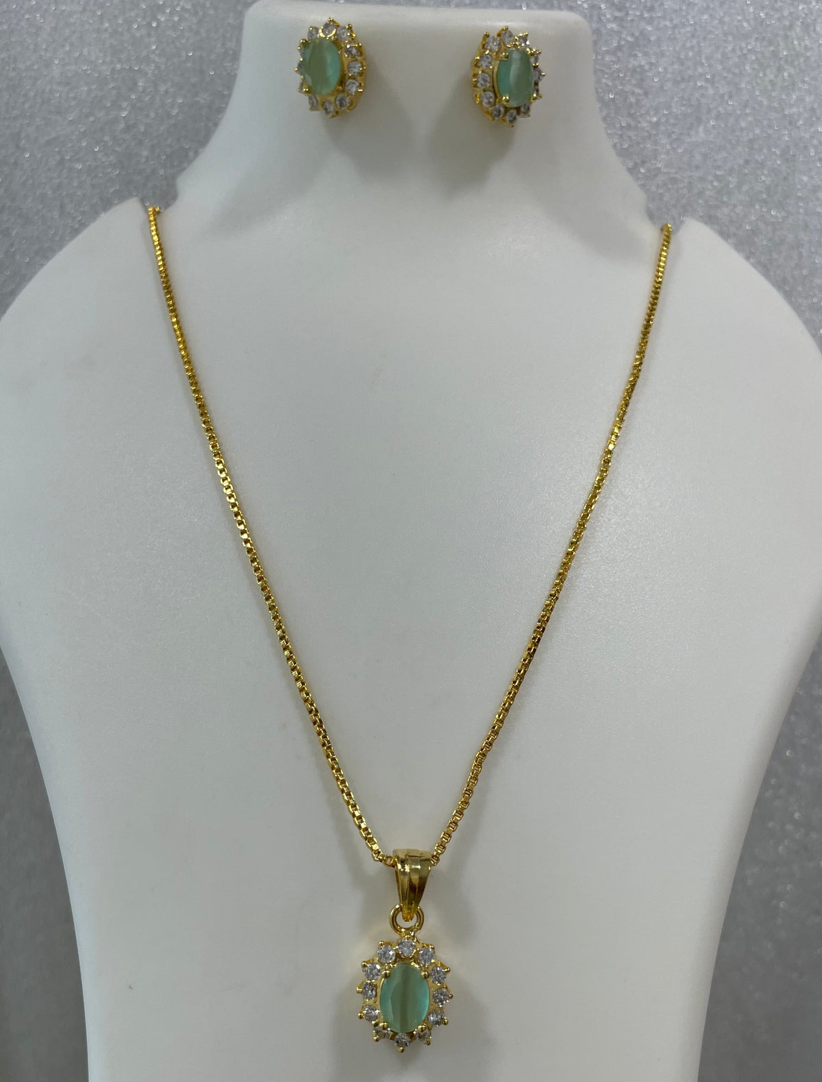 Single stone locket set L1139 1139