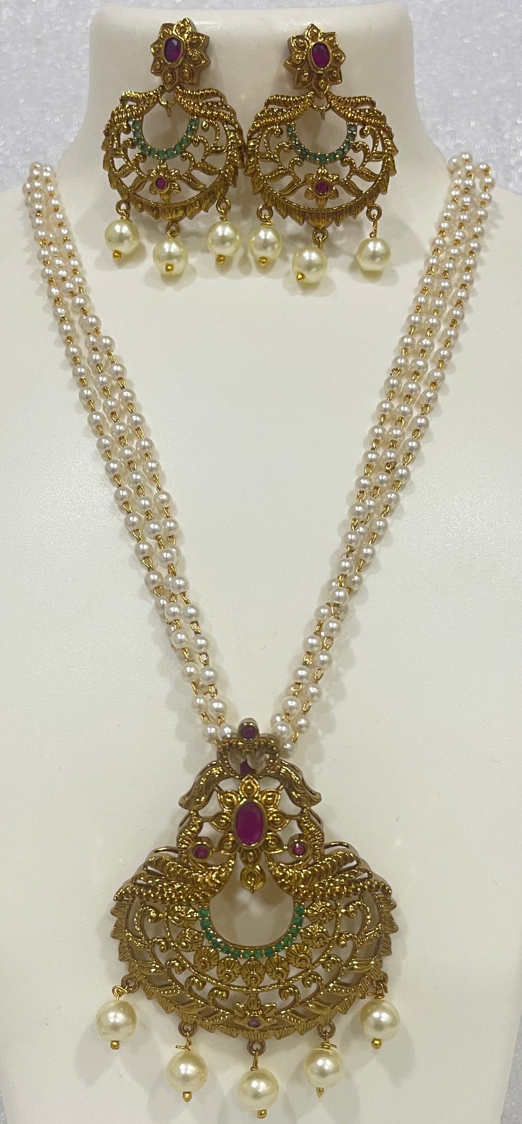 Antique finish locket set L1118 1118