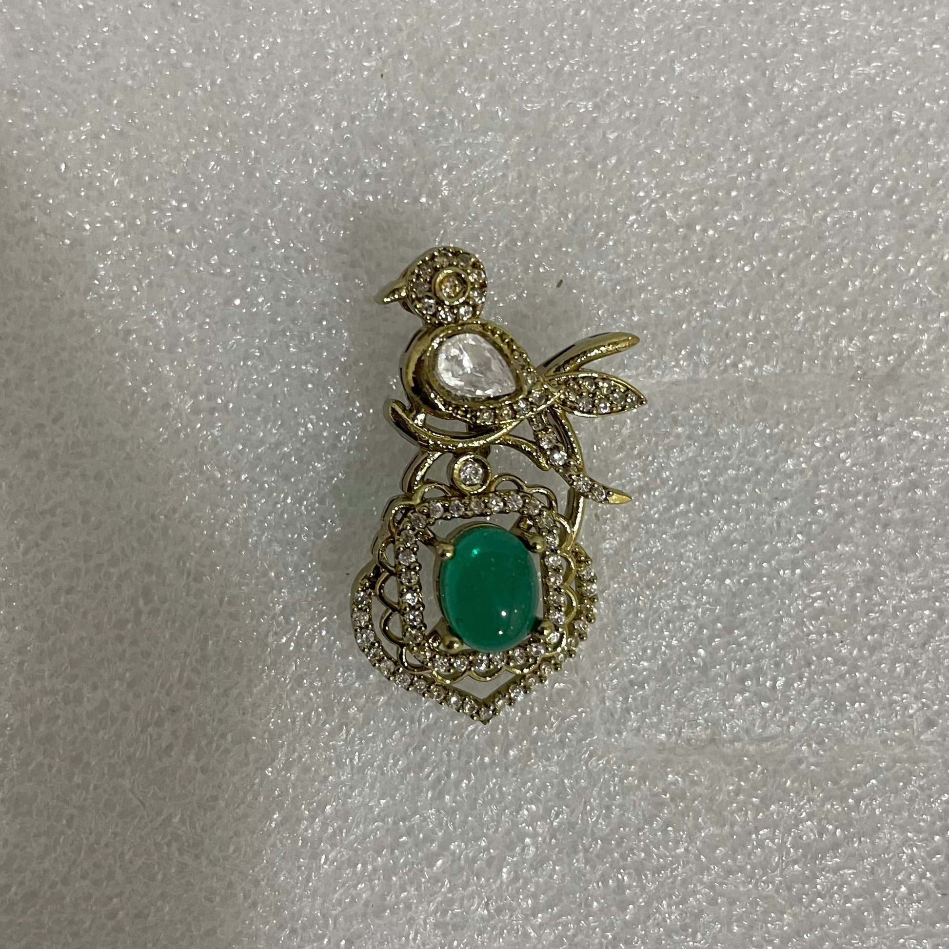 AD single stone Locket Set L1125 1125