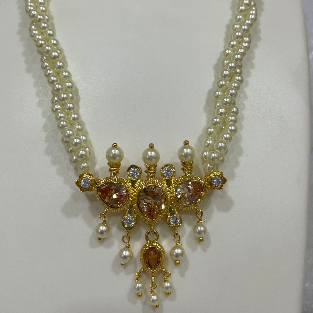 Champagne / yellow saphire color 3 paan Tanmani TN1120 1120