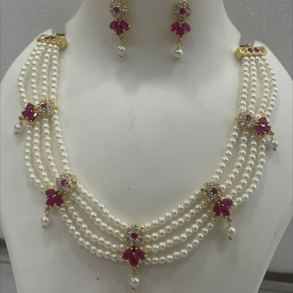 AD and pearl Choker CH1100