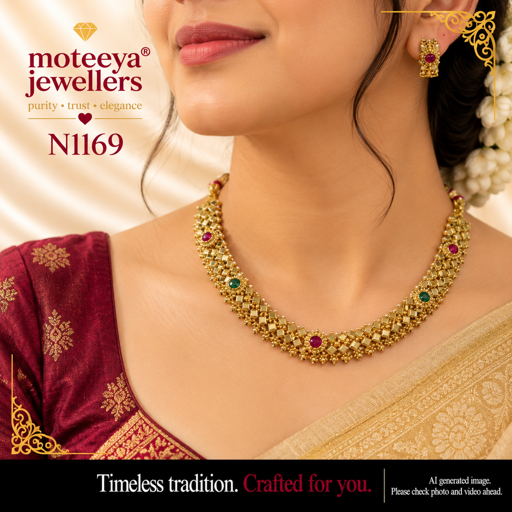 Traditional Ashtapailu Necklace N1169 1169