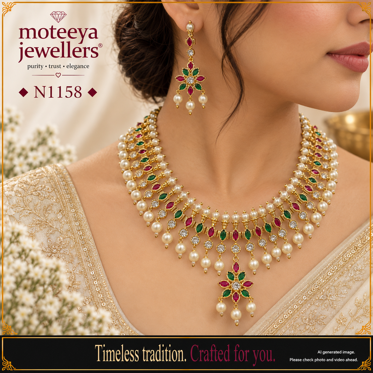 Ratnavali Necklace N1158