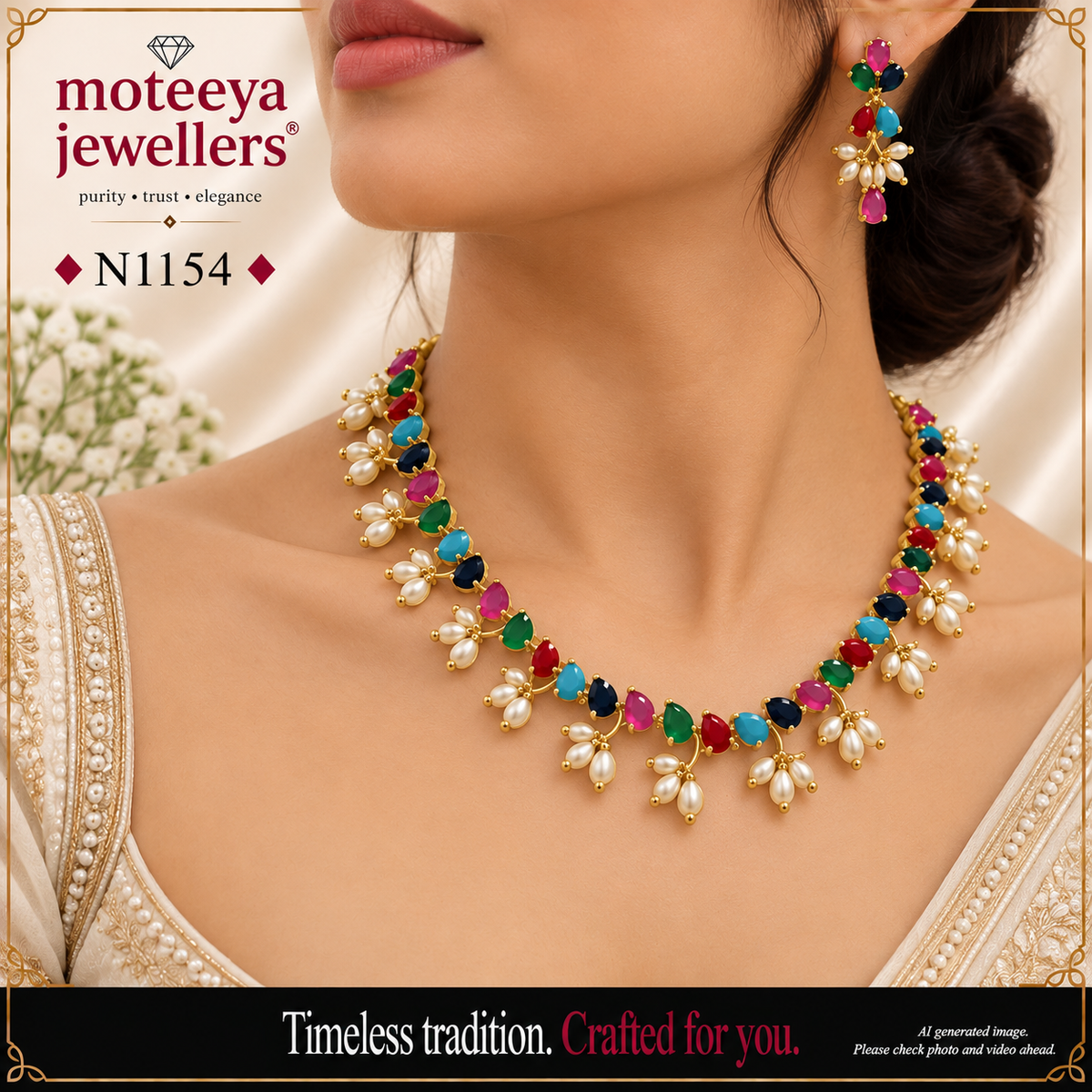Pushpaveni Necklace N1154