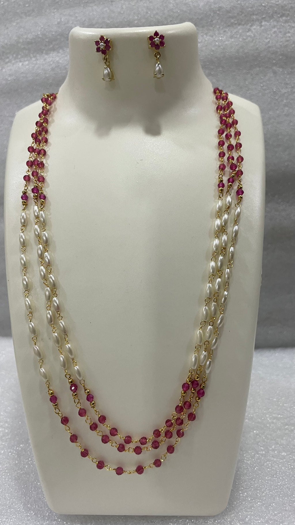 Crystal Rice Moti Set m310