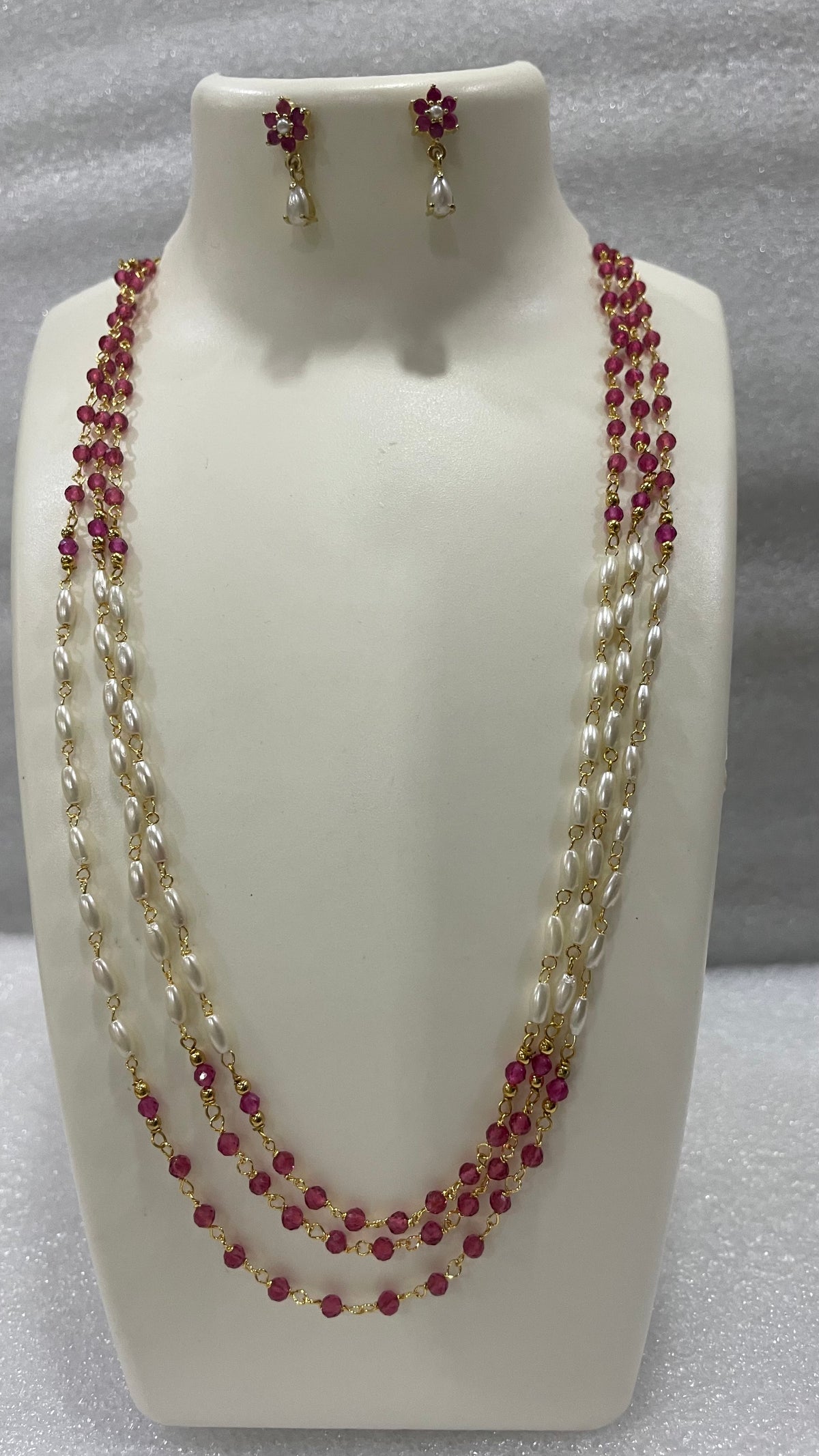 Crystal Rice Moti Set m310