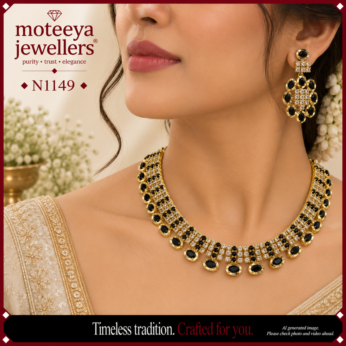 Jaal patti Necklace N1149
