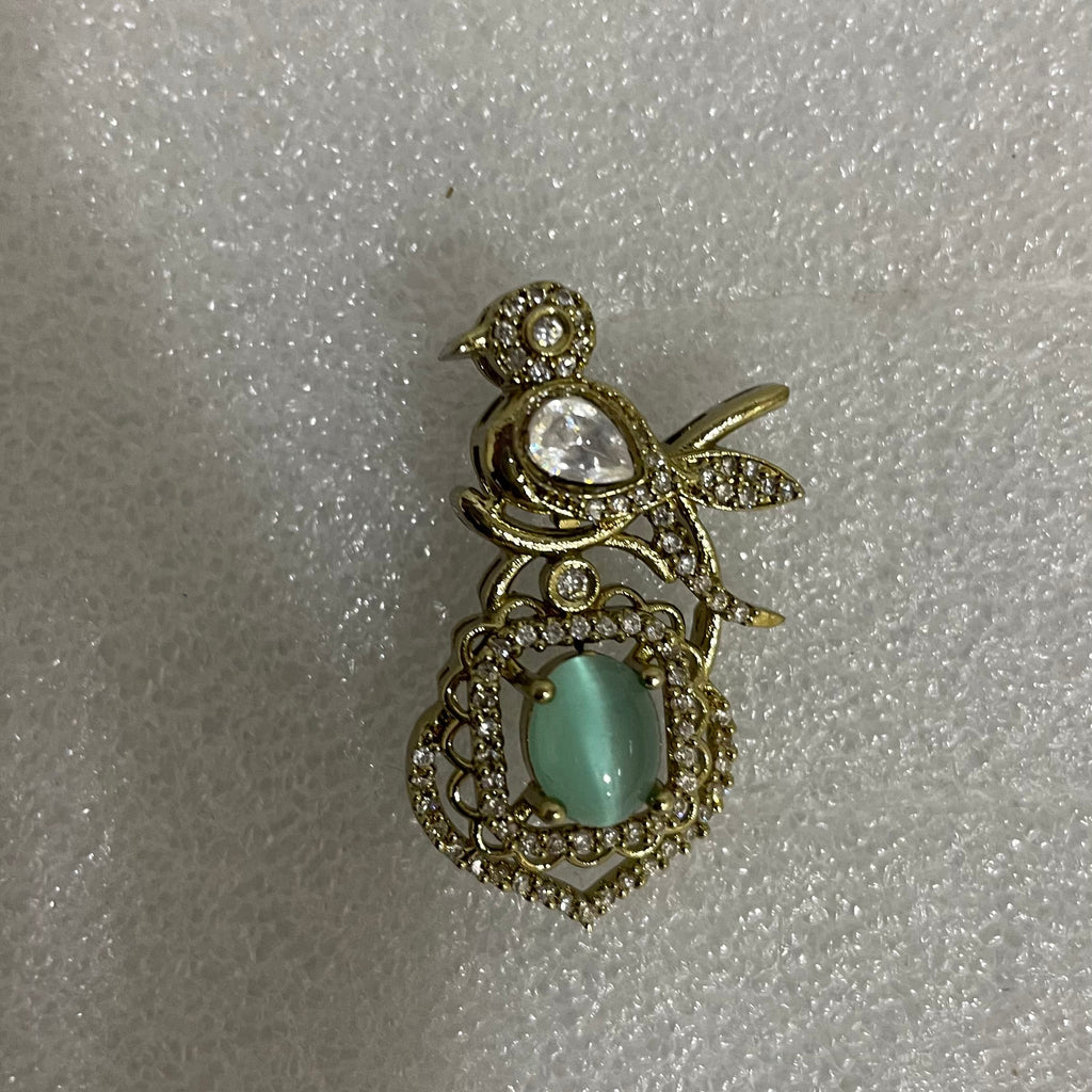 AD single stone Locket Set L1125 1125