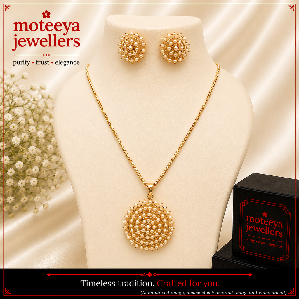 Moti Rathchakra Locket Set mSu543 m543 543