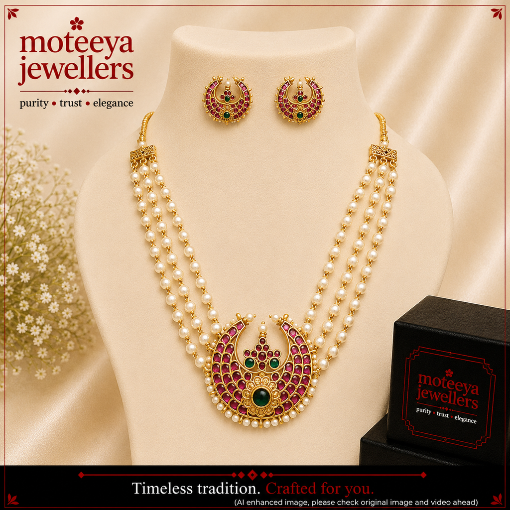 Green Red Chandrakor Choker CH010