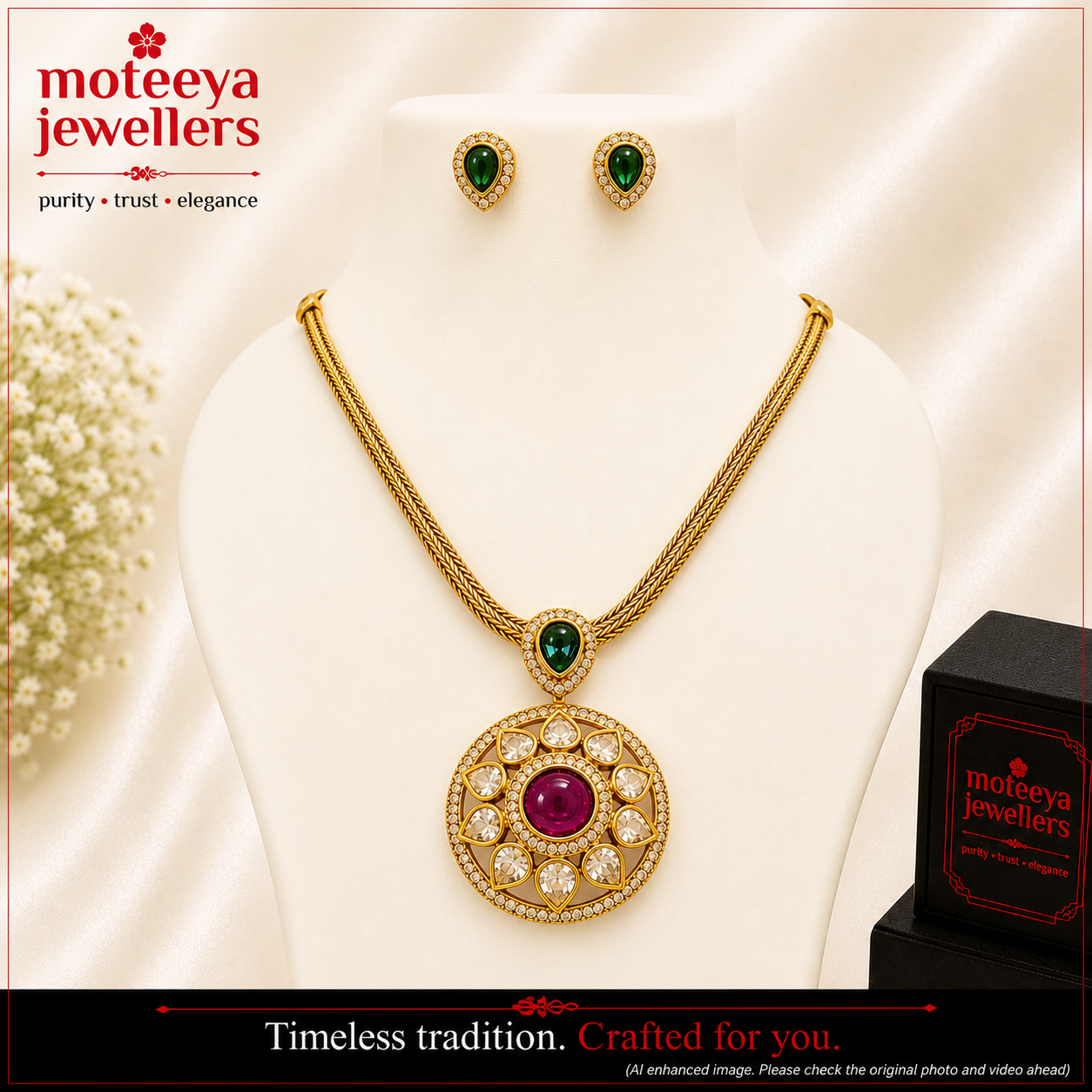Red Green Gof Pendant Set m489 489