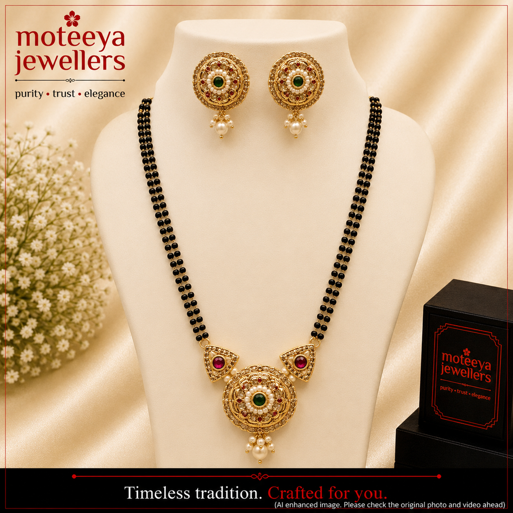 Kundan set 30" Mangalsutra m315