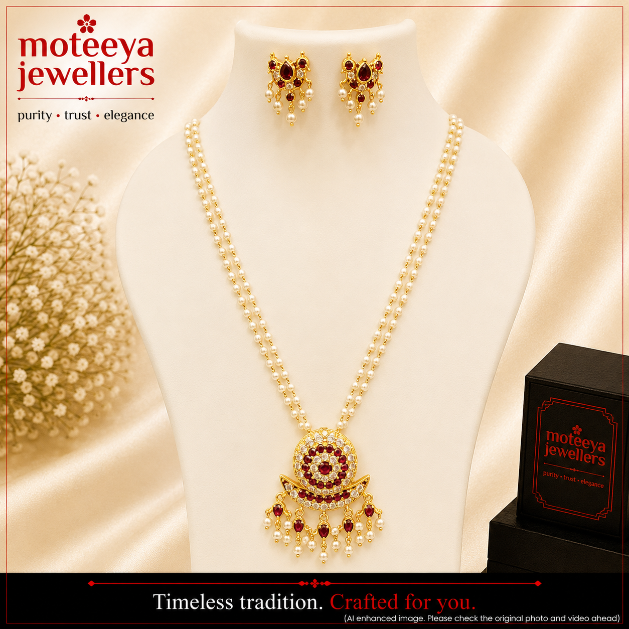 Chandrakor Set Small Earrings PEN1000