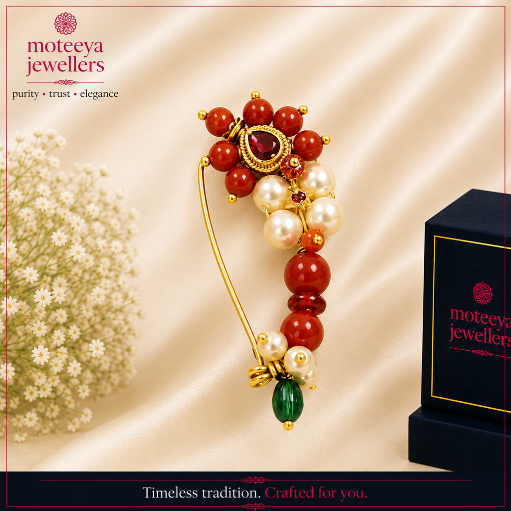 Coral Moti Nuth (Nose clip) m658 658