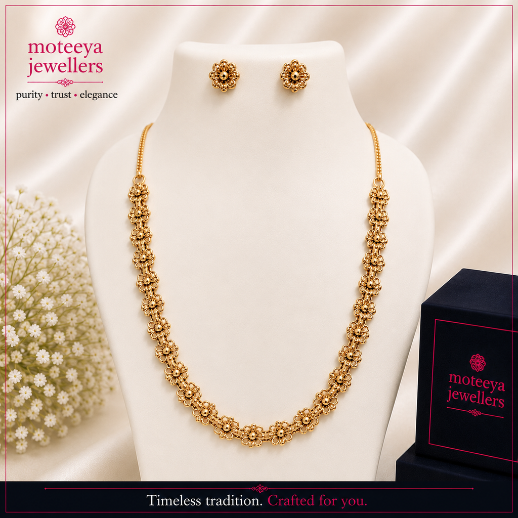 Bakul Haar Single Strand with a Single Flower Top m670